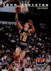 John Stockton #83 Basketball Cards 1992 Skybox USA Prices