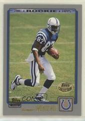 Reggie Wayne [Collection] Football Cards 2001 Topps Prices