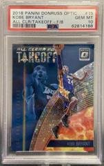 Kobe Bryant [Fast Break Holo] #15 Basketball Cards 2018 Panini Donruss Optic All Clear for Takeoff Prices