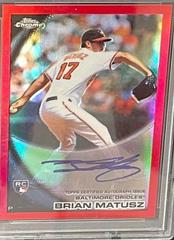 Brian Matusz [Red Refractor Autograph] #210 Baseball Cards 2010 Topps Chrome Prices