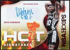 David Robinson [Red] #HS-DRB Basketball Cards 2021 Panini Hoops Hot Signatures Prices