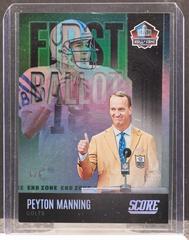 Peyton Manning [End Zone] #FB-PM Football Cards 2022 Panini Score First Ballot Prices