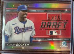 Kumar Rocker [Refractor] #BDN-10 Baseball Cards 2022 Bowman Draft Night Prices