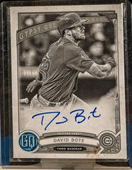 David Bote [Black & White] #GQA-DB Baseball Cards 2019 Topps Gypsy Queen Autographs Prices