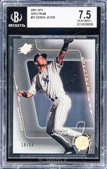 Derek Jeter [Spectrum] #37 Baseball Cards 2001 Spx Prices