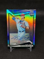 Trystan Vrieling [Prime Numbers Signature A] #100 Baseball Cards 2022 Panini Elite Extra Edition Prices