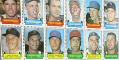 Hank Aaron Baseball Cards 1969 Topps Stamps Prices