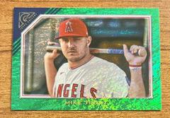 Mike Trout [Green Pattern] #100 Baseball Cards 2022 Topps Gallery Prices