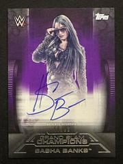 Sasha Banks Wrestling Cards 2021 Topps WWE Undisputed Grand Slam Champions Autographs Prices
