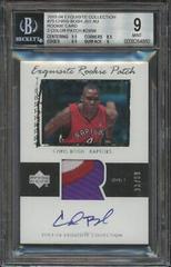 Chris Bosh Autograph Patch #75 Basketball Cards 2003 UD Exquisite Collection Prices