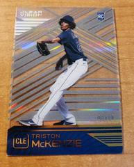 Triston McKenzie [Gold] Baseball Cards 2021 Panini Chronicles Clear Vision Prices