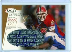 Marcus Stroud [Gold] #A42 Football Cards 2001 Sage Autographs Prices
