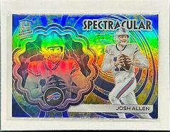 Josh Allen [Splatter Neon] #4 Football Cards 2023 Panini Spectra Spectracular Prices