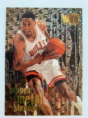 Scottie Pippen #145 Basketball Cards 1996 Fleer Metal Prices