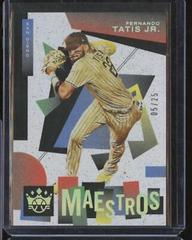 Fernando Tatis Jr. [Silver] Baseball Cards 2022 Panini Diamond Kings Maestros Prices