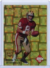 Steve Young [Prism] Football Cards 1995 Collector's Edge Excalibur 22K Prices