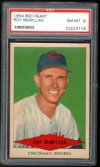 Roy McMillan Baseball Cards 1954 Red Heart Prices