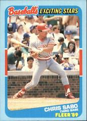 Chris Sabo #35 Baseball Cards 1989 Fleer Exciting Stars Prices