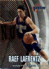 Raef LaFrentz #2 Basketball Cards 2000 Fleer Game Time Prices