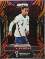 Tyler Adams [Choice Tiger Stripe] Soccer Cards 2022 Panini Prizm World Cup Prices