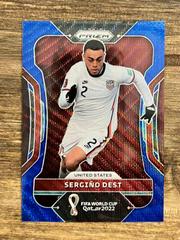 Sergino Dest [Blue Wave] #206 Soccer Cards 2022 Panini Prizm World Cup Prices
