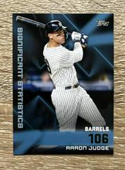 Aaron Judge [Blue] #SS-9 Baseball Cards 2023 Topps Significant Statistics Prices