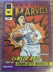 LaMelo Ball [Purple] #10 Basketball Cards 2021 Panini Donruss Net Marvels Prices