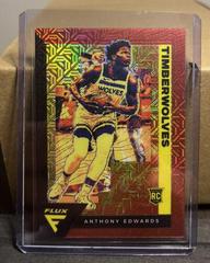 Anthony Edwards [Red Mojo] #202 Basketball Cards 2020 Panini Flux Prices