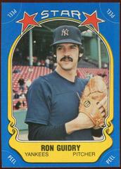 Ron Guidry Baseball Cards 1981 Fleer Star Stickers Prices
