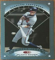 Chipper Jones #93 Baseball Cards 1997 Panini Donruss Preferred Prices