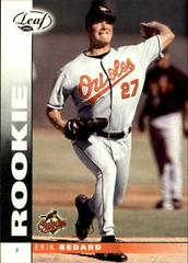 Erik Bedard #194 Baseball Cards 2002 Leaf Prices