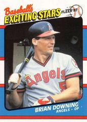 Brian Downing #16 Baseball Cards 1987 Fleer Exciting Stars Prices