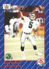 Kent Austin [French] #73 Football Cards 1991 All World CFL Prices