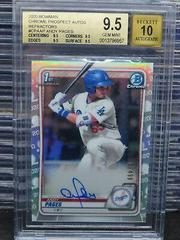 Andy Pages [Refractor] #CPA-AP Baseball Cards 2020 Bowman Chrome Prospect Autographs Prices