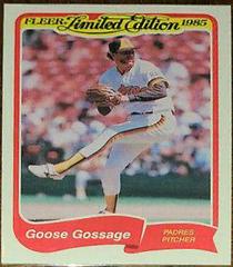Goose Gossage Baseball Cards 1985 Fleer Limited Edition Prices