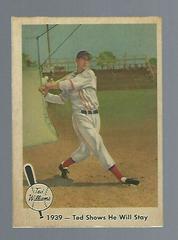 1939 Ted Shows He [Will Stay] #13 Baseball Cards 1959 Fleer Ted Williams Prices