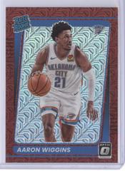 Aaron Wiggins [Choice Red] #191 Basketball Cards 2021 Panini Donruss Optic Prices