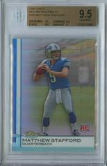 Matthew Stafford [Red Refractor] #100 Football Cards 2009 Topps Finest Prices