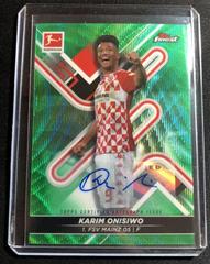Karim Onisiwo [Green Wave] #BCA-KO Soccer Cards 2021 Topps Finest Bundesliga Autographs Prices