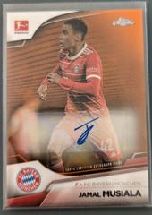 Jamal Musiala #BCA-JM Soccer Cards 2022 Topps Chrome Bundesliga Autographs Prices