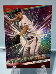 Corey Seager [Red Refractor] Baseball Cards 2024 Topps Stars of MLB Chrome Prices
