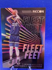 Anthony Edwards #3 Basketball Cards 2022 Panini Recon Fleet Feet Prices