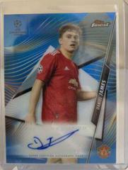 Daniel James [Blue Refractor] Soccer Cards 2020 Topps Finest UEFA Champions League Autographs Prices