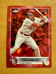 Lars Nootbaar [Red] #58 Baseball Cards 2022 Topps Chrome Sapphire Prices