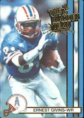 Ernest Givins #34 Football Cards 1990 Action Packed All Madden Prices