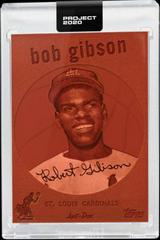 Bob Gibson #163 Baseball Cards 2020 Topps Project 2020 Prices