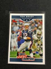 Tom Brady #8 Football Cards 2006 Topps True Champions Prices