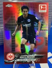 Makoto Hasebe [Red Refractor] #21 Soccer Cards 2018 Topps Chrome Bundesliga Prices