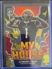 Ja'Marr Chase [Gold] Football Cards 2022 Panini Donruss Optic My House Prices