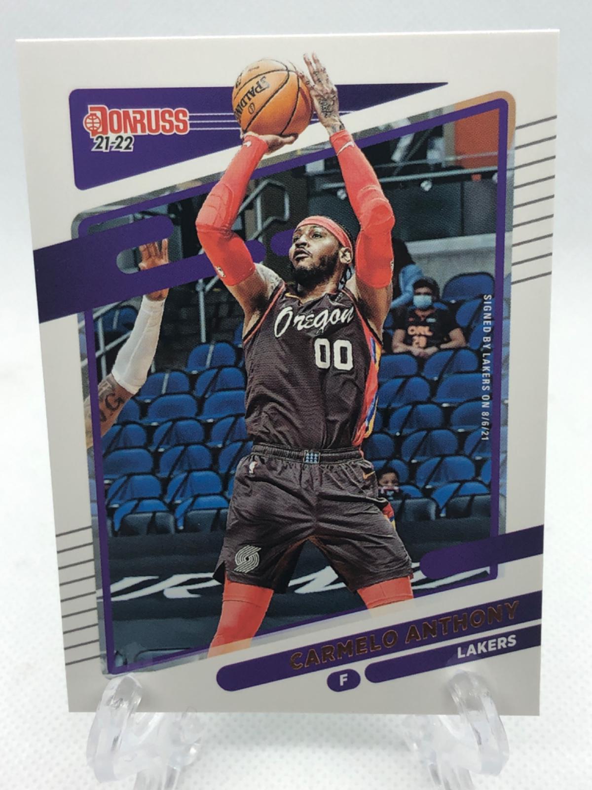 Carmelo Anthony 103 Prices 2021 Panini Donruss Basketball Cards